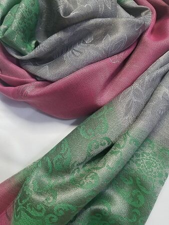 Printed Silk Multicolor - Pink